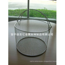 Electric galvanized wire mesh basket